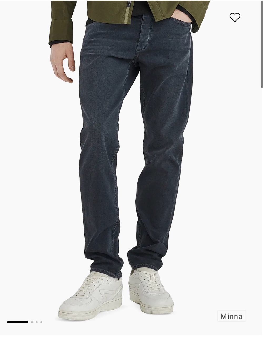 rag & bone Men's Slim Straight Jeans in Charcoal